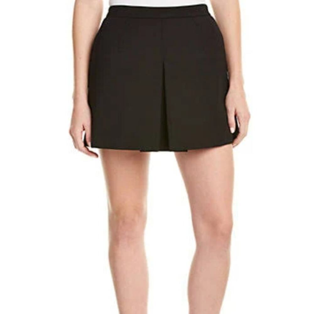 Vince. Black Inverted Mini Skirt Size 2